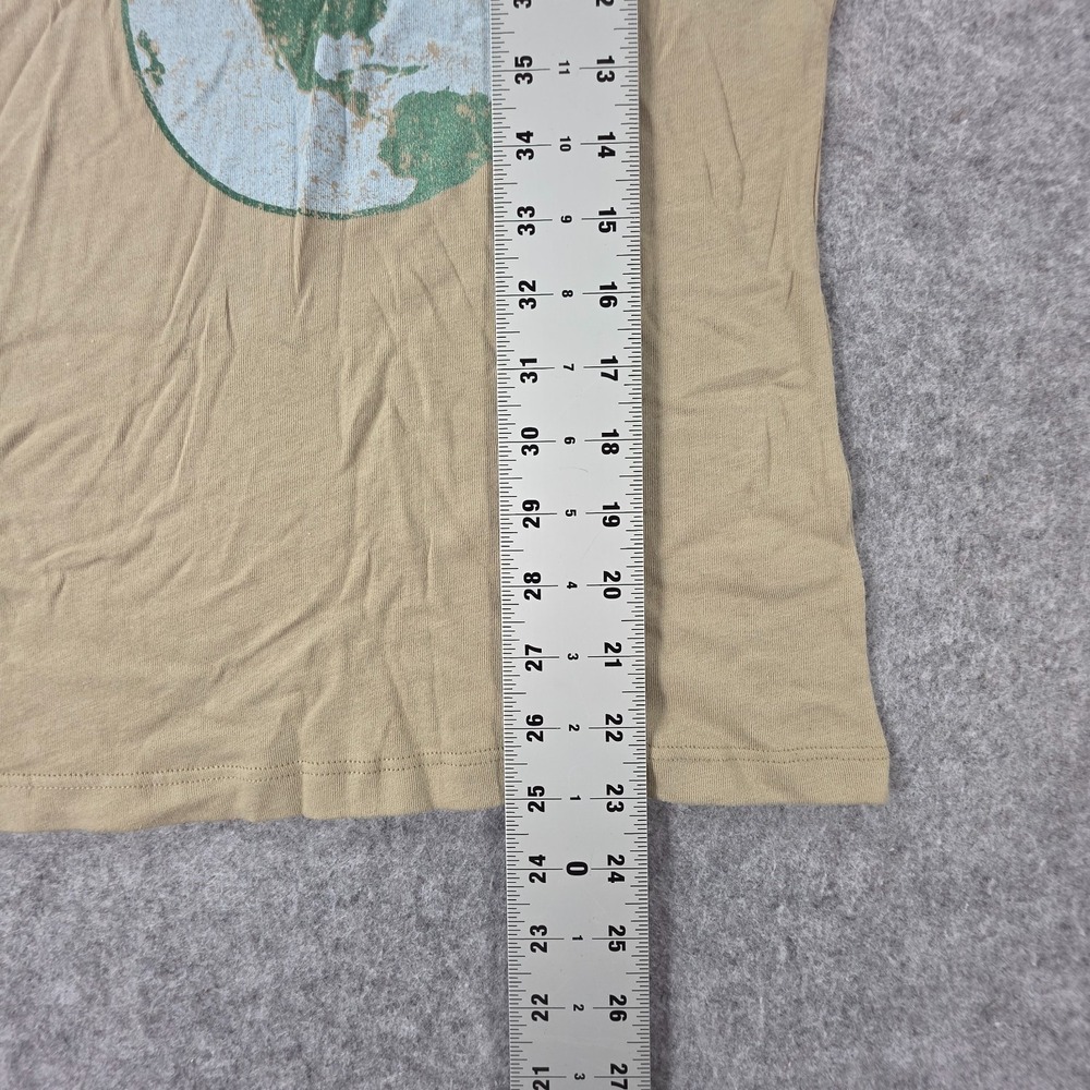 NWT Vintage 2000's No Boundaries Women's Organic Y2K Shirt S Tan NEW Earth - Picture 7 of 8